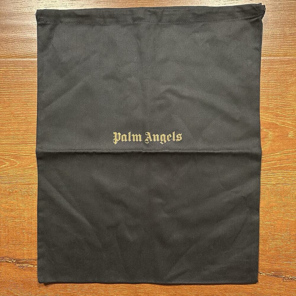 Palm Angels Dust Bag 16.5"x13.5" Black Drawstring Cover Protector Shoes Storage